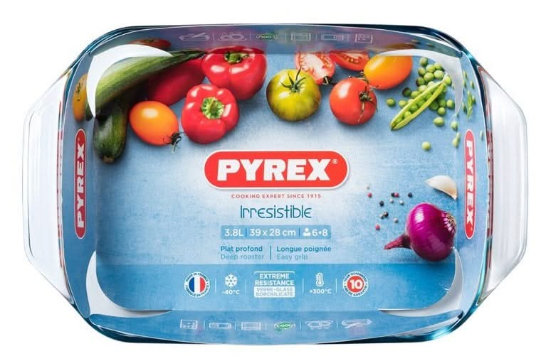 Pyrex Backform Unwiderstehlich - 39 x 25 x 7 cm / 3.8 Liter