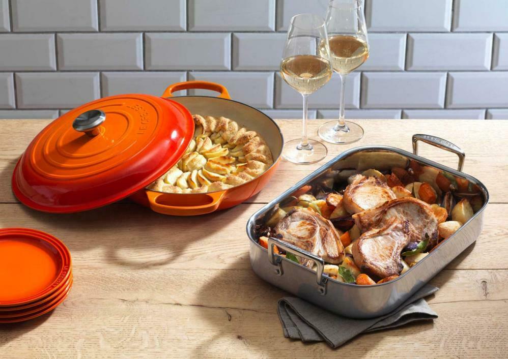 Le Creuset Bräter Campagnard Signature Ofenrot - ø 30 cm / 3.5 liter