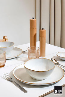 Salt & Pepper Suppenschalen / Schalen Artisan Weiß ø 17 cm - 4 Stück