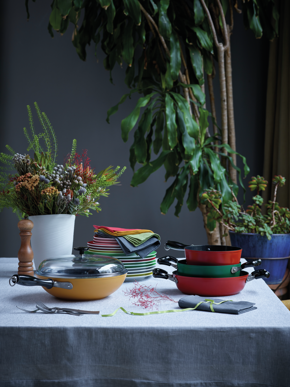 Sambonet Vintage Kochtopf Ø 18 cm Grün - Auch für Induktion geeignet