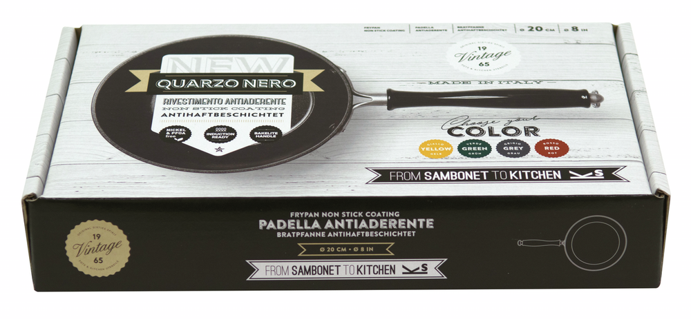 Sambonet Vintage Kochtopf Ø 18 cm Rot - Auch für Induktion geeignet