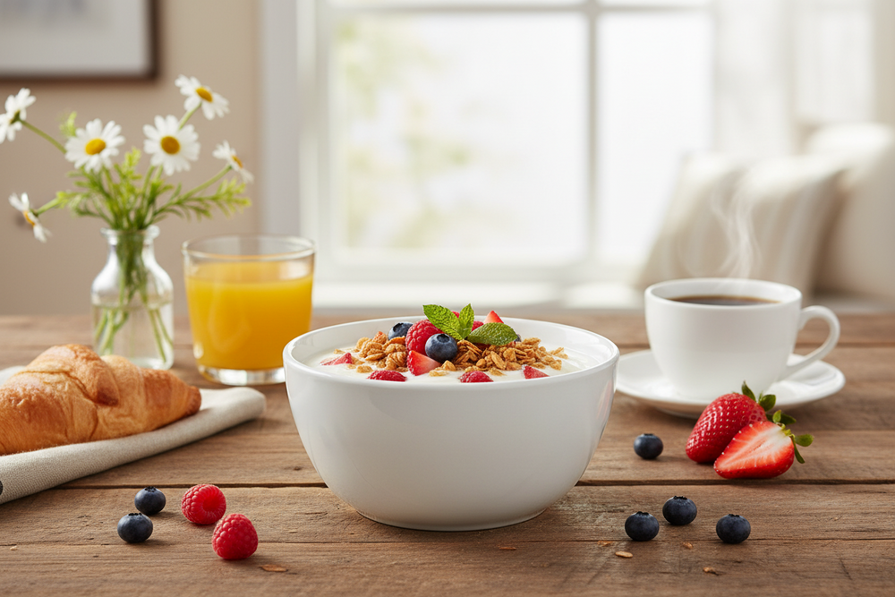 Cookinglife Suppenschüsseln / Schüsseln – Porzellan, Ø 15,5 cm – 4er-Set