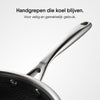 Stahl Cookware Hybrid-Bratpfanne – 24 cm – inklusive Deckel