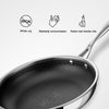 Stahl Cookware Hybrid-Bratpfanne – 28 cm – inklusive Deckel