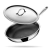 Stahl Cookware Hybrid-Bratpfanne – 24 cm – inklusive Deckel