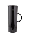 Stelton EM77 Isolierkanne, Serviertablett &amp; Kanne mit Deckel schwarz