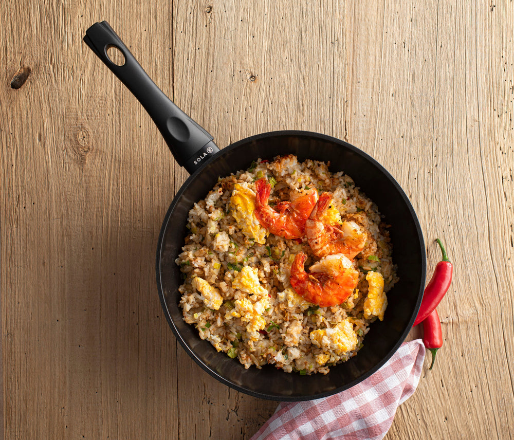 Sola Wokpfanne Stonehenge Ø 28 cm – keramische Antihaftbeschichtung