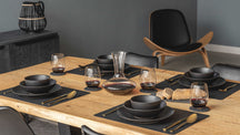 Geschirrset Studio Tavola Black Tie - 18-teilig