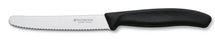 Victorinox Tomaten- / Wurstmesser Swiss Classic - Schwarz - 11 cm