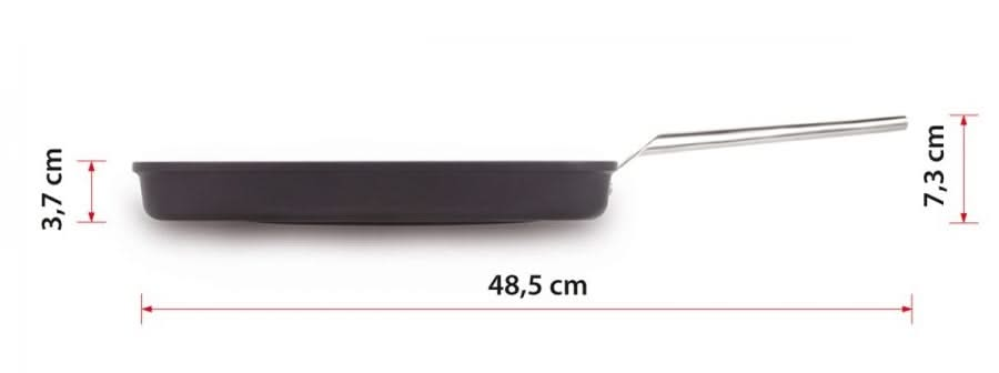 Valira Grillpfanne Aire - 28 x 28 cm - Standard Antihaftbeschichtung