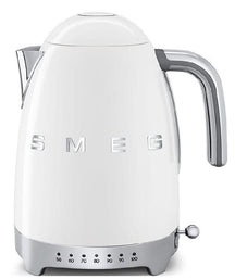 SMEG Variabler Wasserkocher – 7 Temperatureinstellungen – Weiß – 1,7 Liter – KLF04WHEU