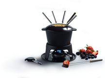 MasterClass Fondueset Gusseisen Schwarz