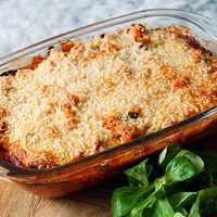 Vegetarische Lasagne mit Auberginen