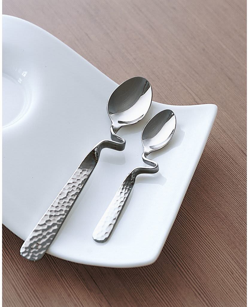 Villeroy & Boch Newwave Caffè Kaffeetassen Set – 6-teilig Für 2 Personen, Porzellan & Edelstahl