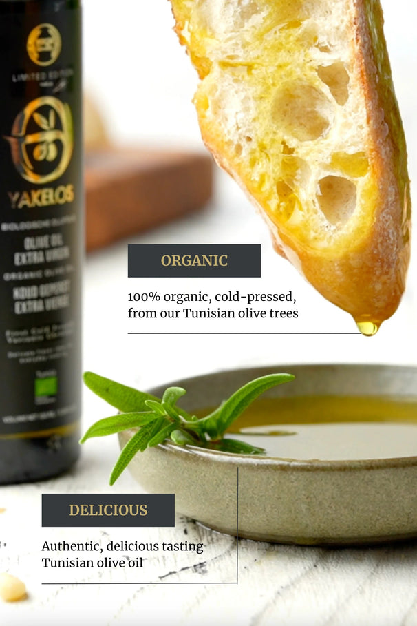 Yakelos Bio-Olivenöl extra vergine 500 ml