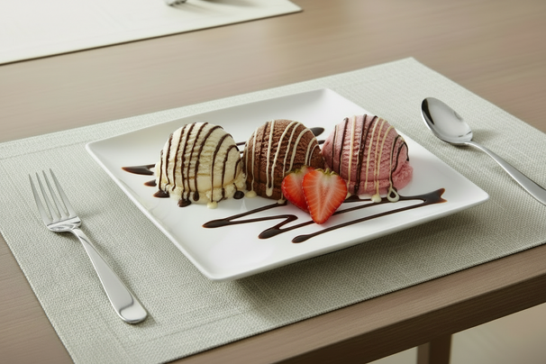 BonBistro Yong Squito Geschirrset - Weiß - 12-teilig / 4 Personen - 4 Speiseteller, 4 Frühstücksteller und 4 Schüsseln