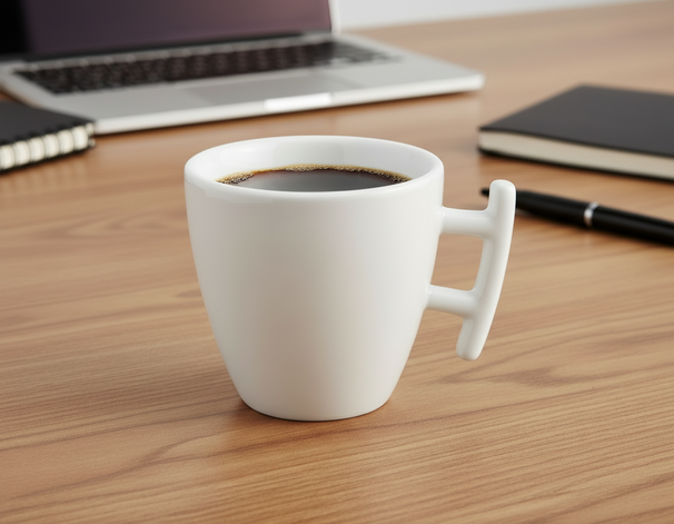 BonBistro Kaffeetasse Yong Squito 170 ml - Weiß - 6er-Pack