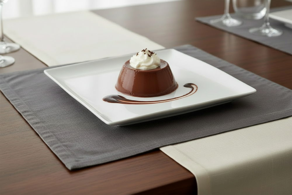 BonBistro Yong Squito Dessertteller, 23 x 23 cm, Weiß, 6 Stück