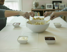 BonBistro Yong Squito Dipschalen 10 x 10 cm - Weiß - 6er-Pack