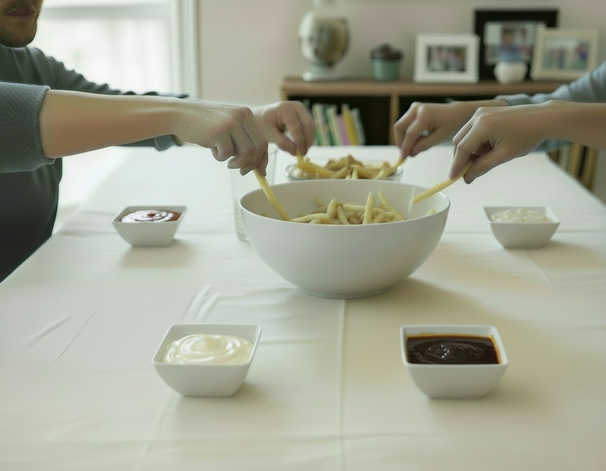 BonBistro Yong Squito Dipschalen 10 x 10 cm - Weiß - 6er-Pack